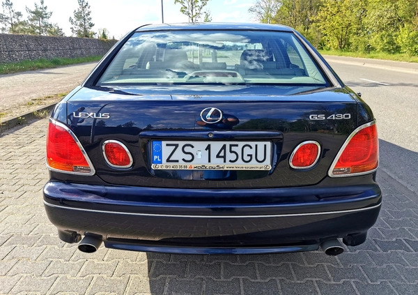 Lexus GS cena 28900 przebieg: 313000, rok produkcji 2001 z Szczecin małe 37